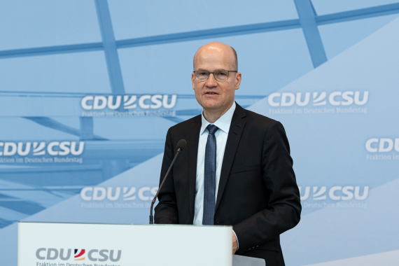 Ralph Brinkhaus MdB, Vorsitzender der CDU/CSU-Fraktion im Deutschen Bundestag