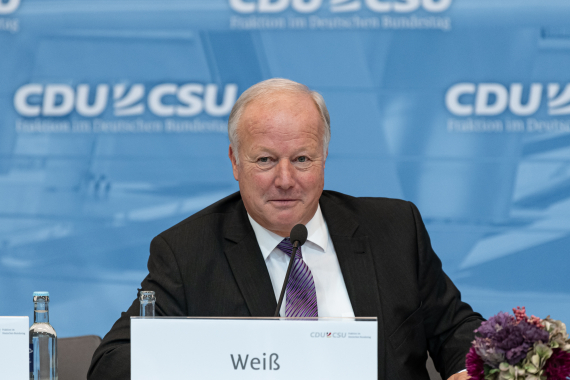 Peter Weiß MdB, Vorsitzender des Arbeitskreises Lateinamerika, sozialpolitischer Sprecher der CDU/CSU-Fraktion im Deutschen Bundestag