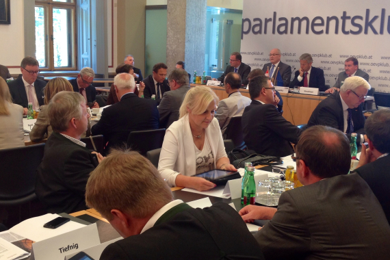 Tagung des GFV und des ÖVP-Parlamentsklubs in Wien