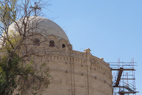 Die sogenannte hängende Kirche ist die älteste koptische Kirche in Kairo.