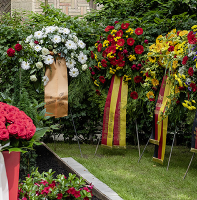 Gedenken an Helmut Kohl zum ersten Todestag