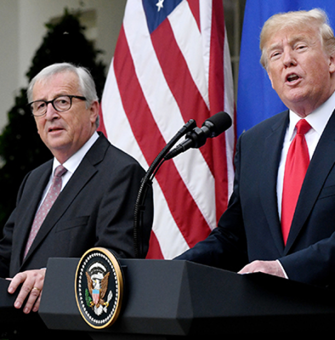  Juncker und Trump treffen sich in Washington