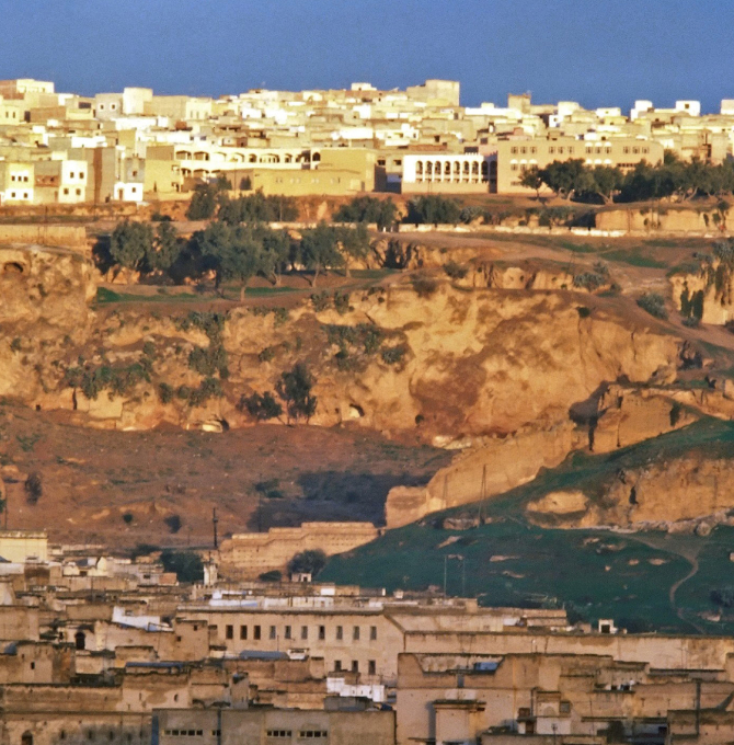 Die Stadt Fes im Norden Marokkos 