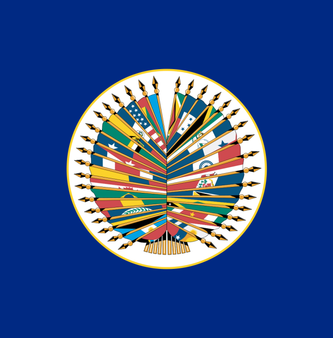 Flagge der Organization of American States