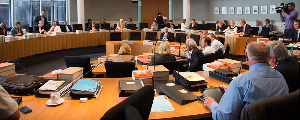 Haushaltsausschuss im Bundestag im Paul-Löbe-Haus