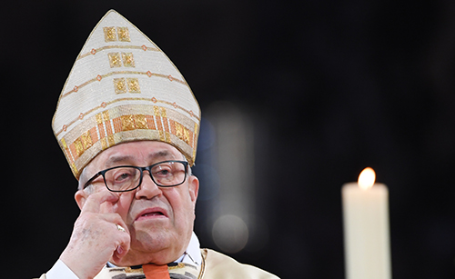 Karl Kardinal Lehmann bei der Messe anlässlich seines 80. Geburtstages 2016