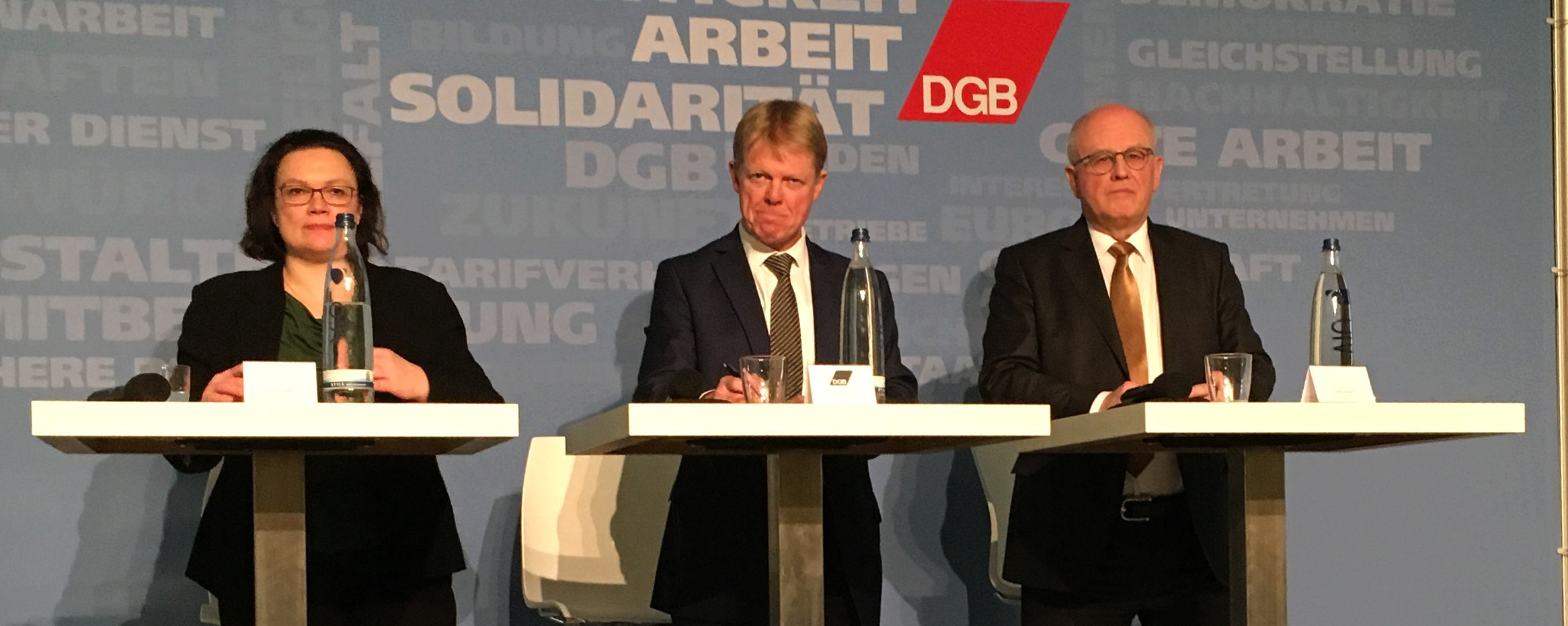 Volker Kauder beim DGB