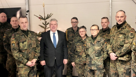 Jürgen Hardt besucht Bundeswehr in Litauen Jürgen Hardt besucht Bundeswehr in Litauen