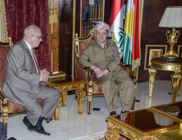 Volker Kauder trifft den Präsidenten dem Präsidenten der Region, Masoud Barzani Volker Kauder trifft den Präsidenten dem Präsidenten der Region, Masoud Barzani