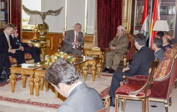 Treffen mit Masoud Barzani in Erbil Treffen mit Masoud Barzani in Erbil