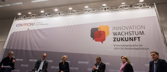 Podiumsteilnehmer Kongress Wirtschaft 4.0 – Chancen für Deutschland