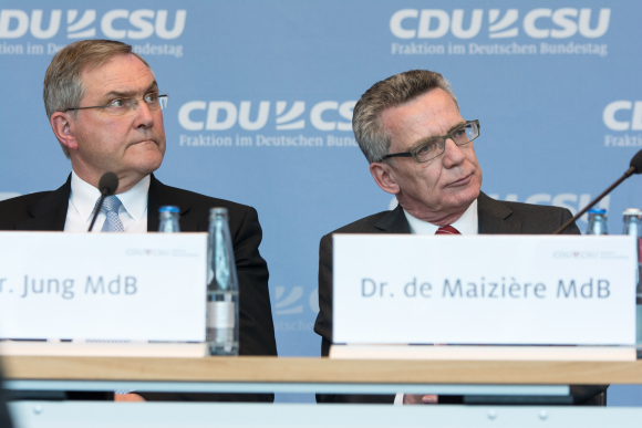 Dr. Franz Josef Jung MdB und Dr. Thomas de Maizière MdB