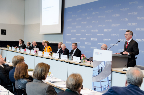 Blick aufs Podium