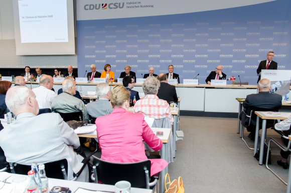 Blick aufs Podium