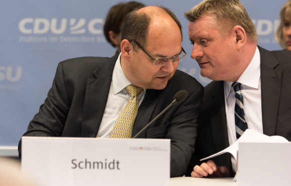 Christian Schmidt MdB und Hermann Gröhe MdB Antibiotika, Christian Schmidt, Hermann Gröhe, Resistenzen
