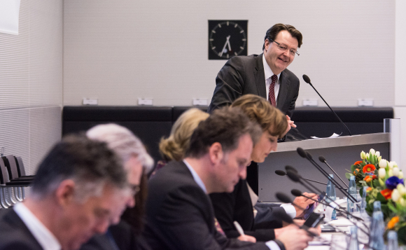 am Podium Michael Frieser Demografiekongress der CDU/CSU-Fraktion im Deutschen Bundestag