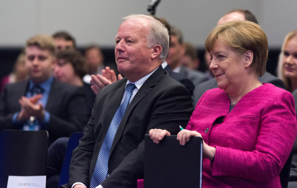 Bundeskanzlerin Dr. Angela Merkel MdB und Peter Weiß MdB Arbeitnehmerkongress 2017