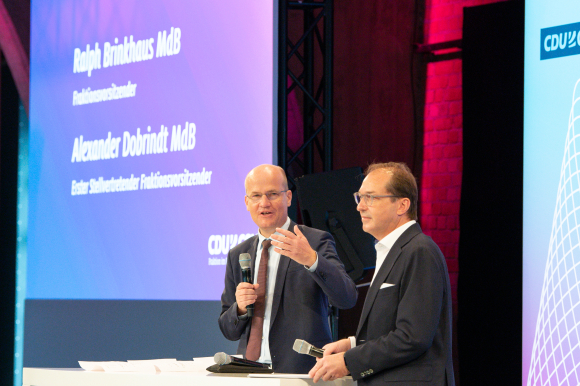 Ralph Brinkhaus MdB und Alexander Dobrindt MdB Ralph Brinkhaus MdB und Alexander Dobrindt MdB