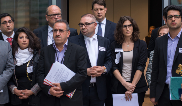 Gesprächsteilnehmer beim Empfang von Religionsvertretern Gesprächsteilnehmer beim Empfang von Religionsvertretern