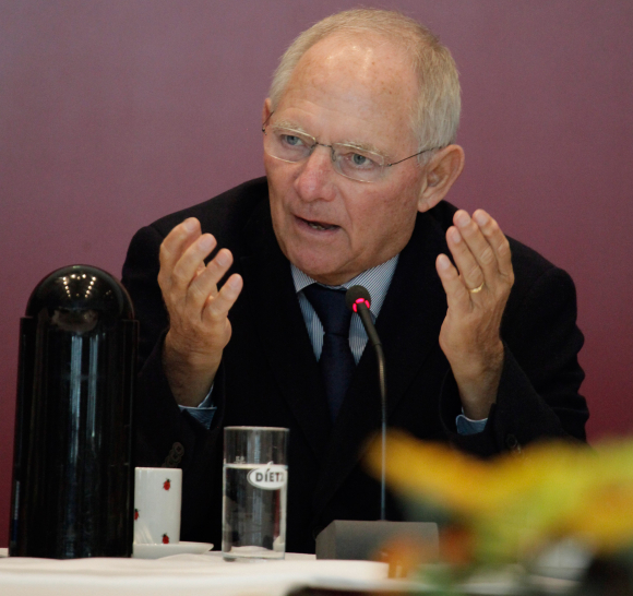 Bundesfinanzminister Wolfgang Schäuble Bundesfinanzminister Wolfgang Schäuble
