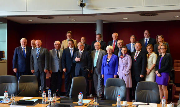 Gruppenfoto mit Herrn Jean-Claude Juncker