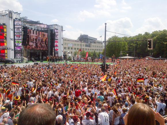 Ankunft der Fußball-Nationalmannschaft in Berlin Ankunft der Fußball-Nationalmannschaft in Berlin