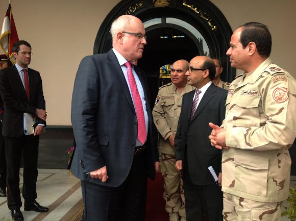 Volker Kauder trifft Abdel Fattah al-Sisi Volker Kauder trifft Abdel Fattah al-Sisi