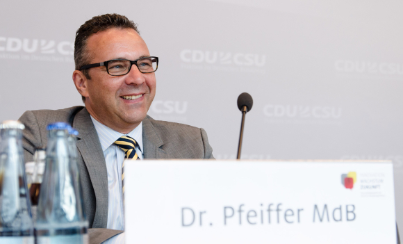 Dr. Joachim Pfeiffer MdB Vorsitzender der Arbeitsgruppe Wirtschaft und Energie der CDU/CSU-Fraktion im Deutschen Bundestag