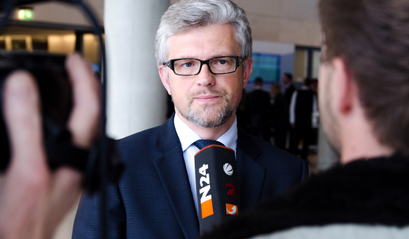 S. E. Dr. Andrij Melnyk, Außerordentlicher und Bevollmächtigter Botschafter der Ukraine in der Bundesrepublik Deutschland