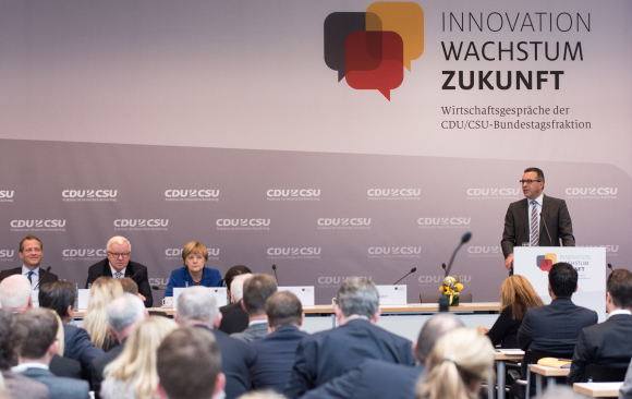 am Podium Dr. Joachim Pfeiffer MdB TTIP, Kongress, CDU/CSU-Fraktion im Deutschen Bundestag, Joachim Pfeiffer
