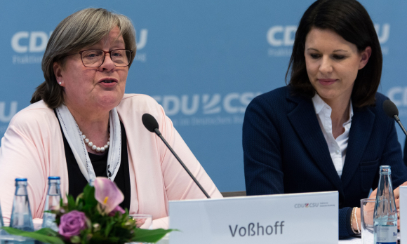 Andrea Voßhoff und Dr. Katja Leikert MdB (v.l.n.r.) Kongress eHealth – Die digitale Kommunikation im Gesundheitswesen