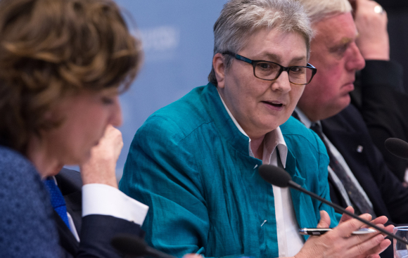 Elke Hannack Stellvertretende Vorsitzende des Bundesvorstands des Deutschen Gewerkschaftsbundes (DGB) Kongress 125 Jahre Rerum Novarum