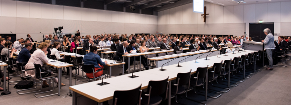Blick in den Saal Nahost-Kongress
