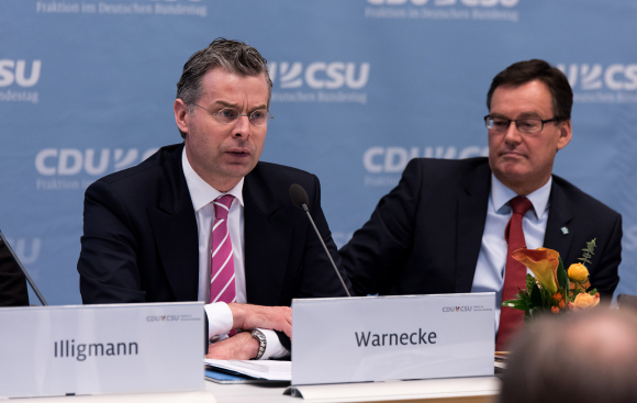 Dr. Kai H. Warnecke Hauptgeschäftsführer von Haus & Grund Deutschland e.V. (l.) und Axel Gedaschko Vorsitzender der Bundesarbeitsgemeinschaft Immobilienwirtschaft Deutschland (BID) Kongress Nachhaltigkeit und Lebensqualität in der Stadt