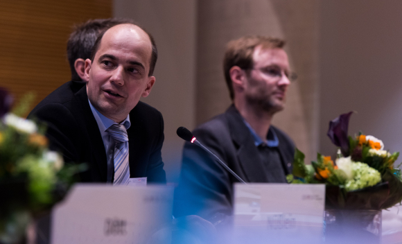 Dr. Daniel Wolf Bundesamt für Naturschutz (l.) Fachgespräch Biodiversität und Artenschutz