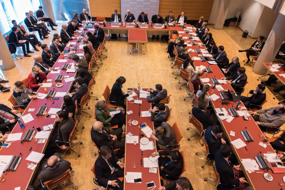 Blick in den Saal Fachgespräch "Innere Sicherheit" - Was treibt junge Menschen in den Dijhad?