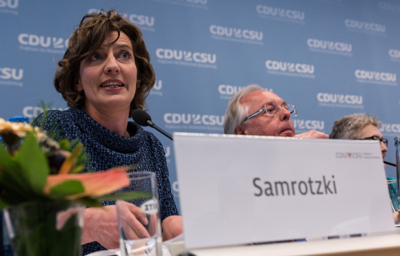 Moderation Tanja Samrotzki Journalistin Kongress 125 Jahre Rerum Novarum