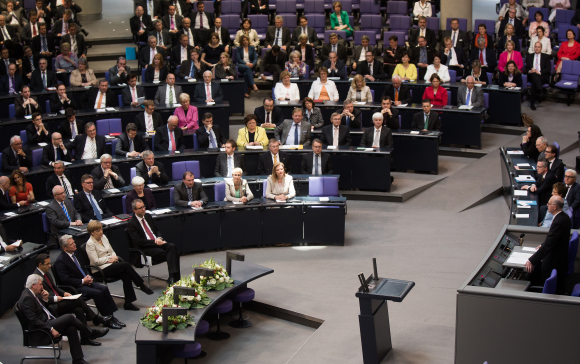 Parlamentspräsident Dr. Norbert Lammert während seiner Rede