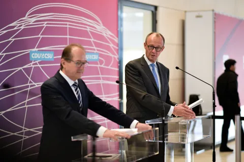 Friedrich Merz und Alexander Dobrindt