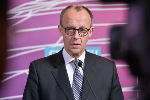 Friedrich Merz vor der Fraktionssitzung