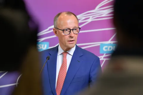 Friedrich Merz vor der Fraktionssitzung