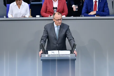 Friedrich Merz am Rednerpult