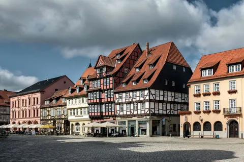 Zentrum einer deutschen Stadt