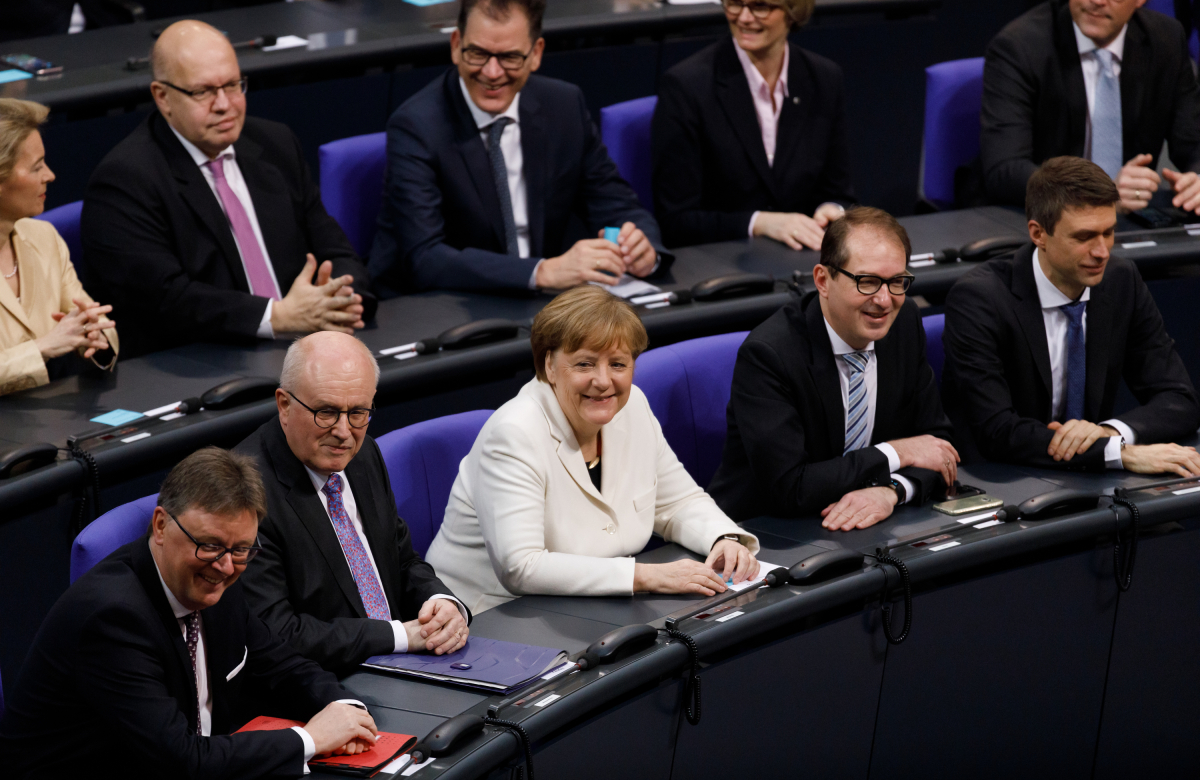 Wahl der Bundeskanzlerin CDU/CSUFraktion