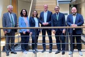Arbeitsgruppensitzung mit Dr. Martin Frick, Direktor World Food Programme (2.v.r.) am 3. Juni 2025