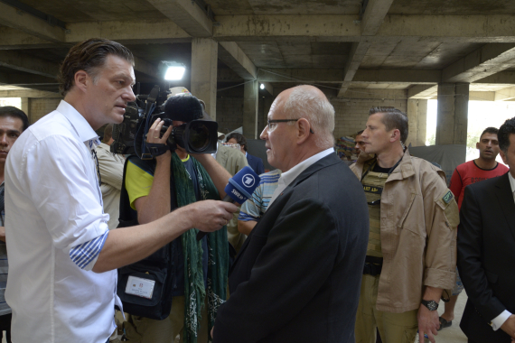 Gespräch mit Pressevertretern: Volker Kauder zur Situation christliche Flüchtlinge im Nordirak