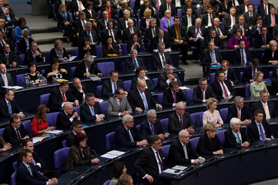 311 Abgeordnete sind in der 18. Wahlperiode Mitglied der CDU/CSU-Fraktion