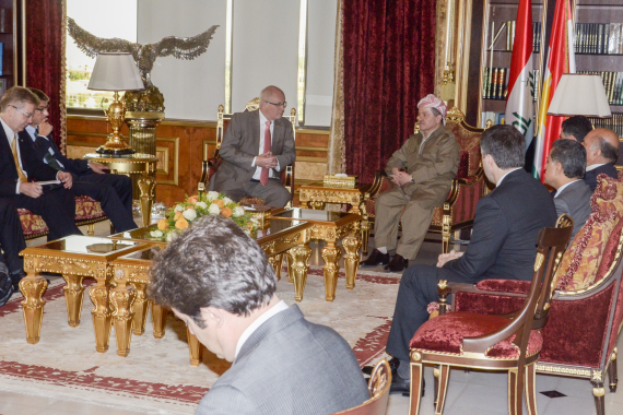 Treffen mit Masoud Barzani in Erbil