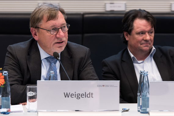 Ulrich Weigeldt Bundesvorsitzender Deutscher Hausärzteverband (l.) und Christoph Minhoff
