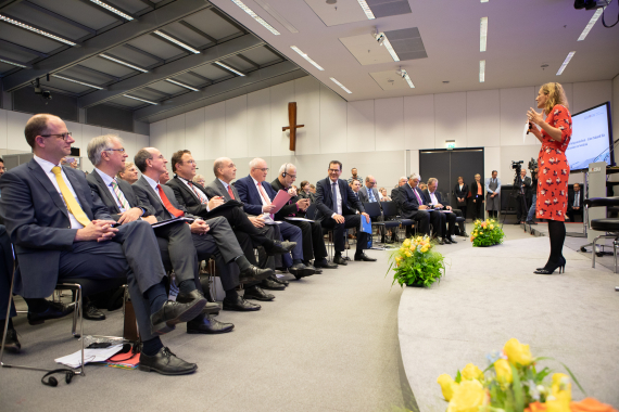 Teilnehmer der Diskussion am 16. Mai 2018 in Berlin